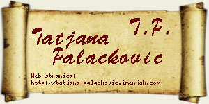 Tatjana Palačković vizit kartica